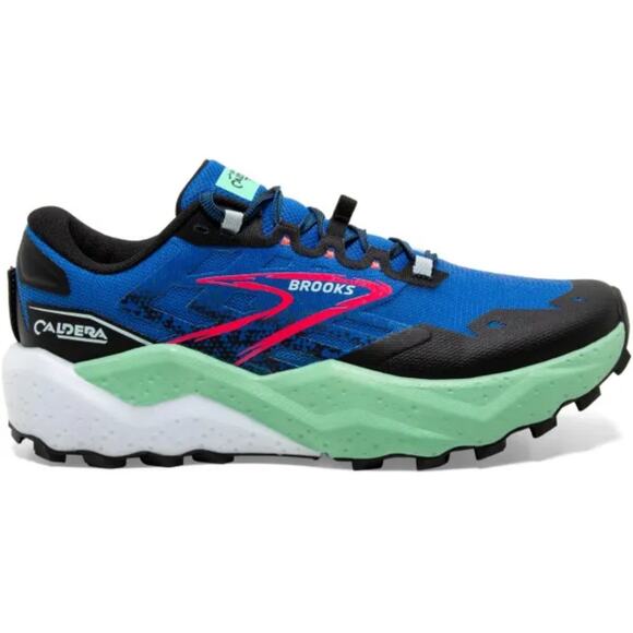 Brooks Caldera 7 Trail Running Shoes Men\'s Size 12 EUC Victoria Blue Spring Bud main image 5